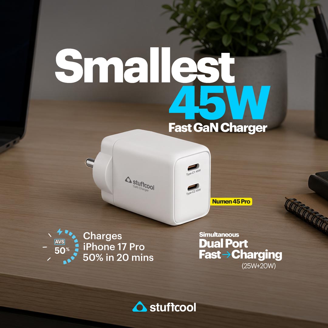 Numen 45 Pro Smallest Dual Port AVS GaN Fast Charger