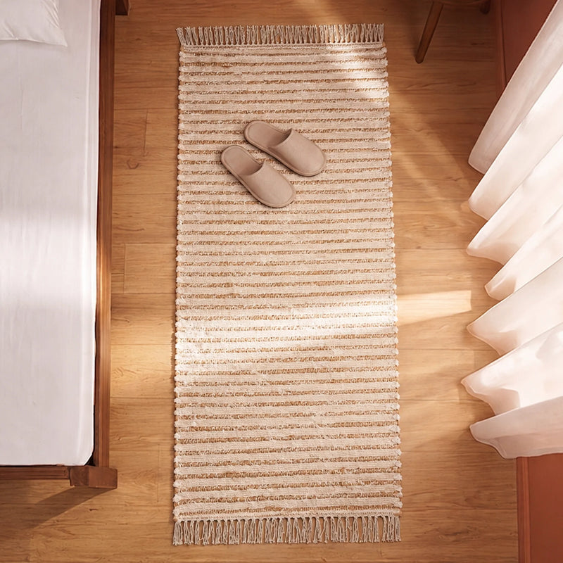 Tassel Cotton Jute - Rectangular-17