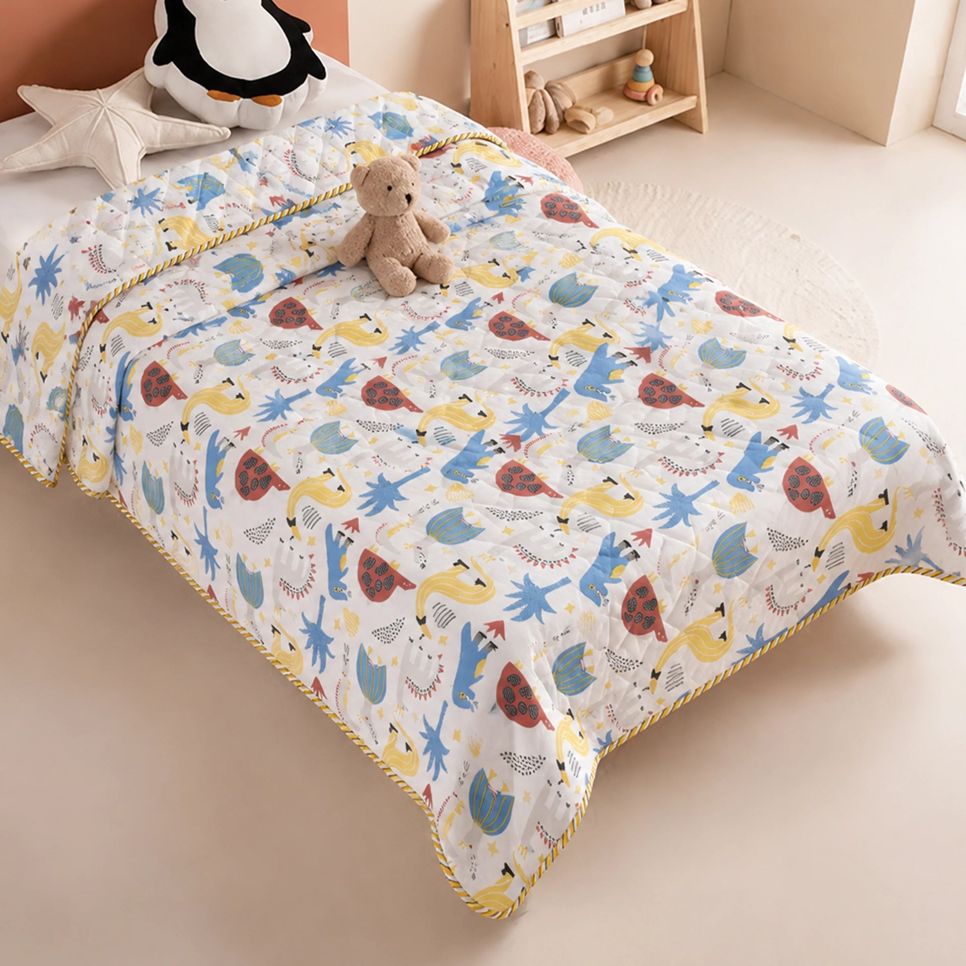 Imprimer Dino Adventure - Printed Baby Blanket-1