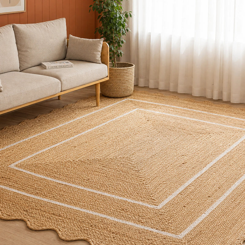 Wave Jute Area Rug - Rectangular-14