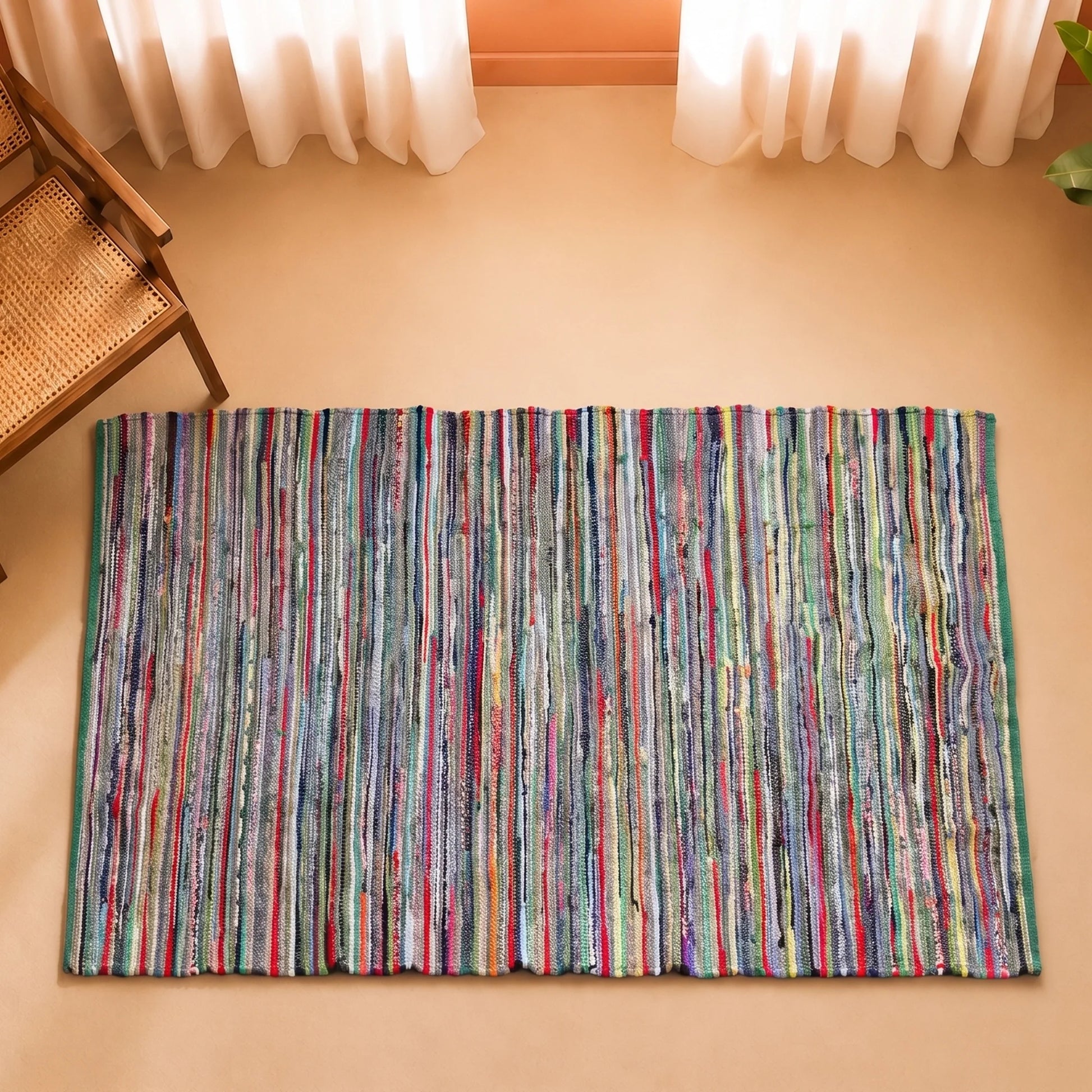 Earthology Harmony - Recycled Rug (Green)-1
