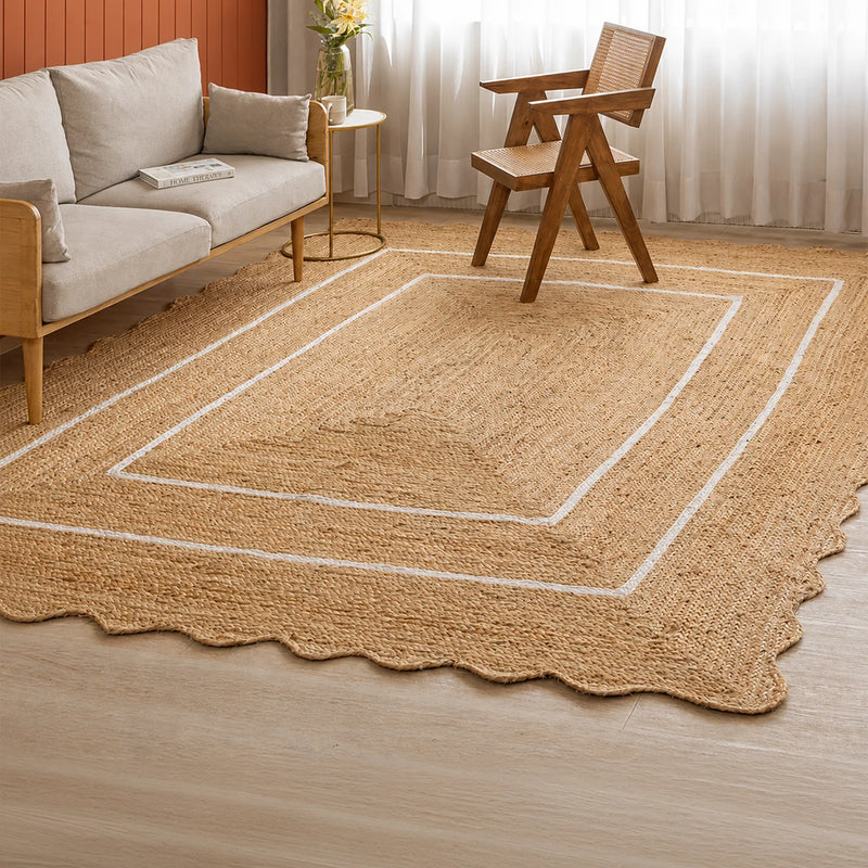 Wave Jute Area Rug - Rectangular-8
