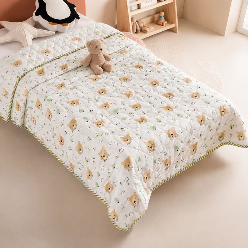 Imprimer Dreamy Bear - Printed Baby Blanket-1