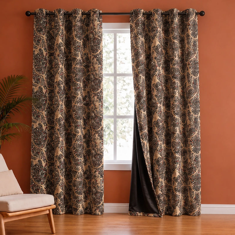 Imprimer River Village - DP curtain-1
