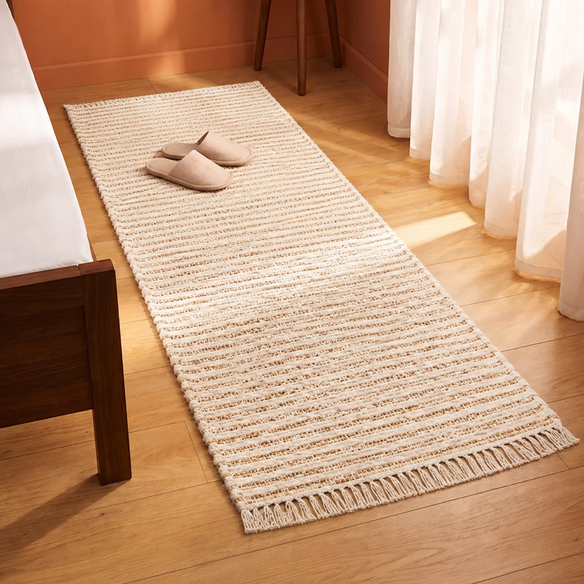 Tassel Cotton Jute - Rectangular-18
