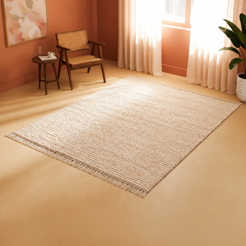Tassel Cotton Jute - Rectangular-7