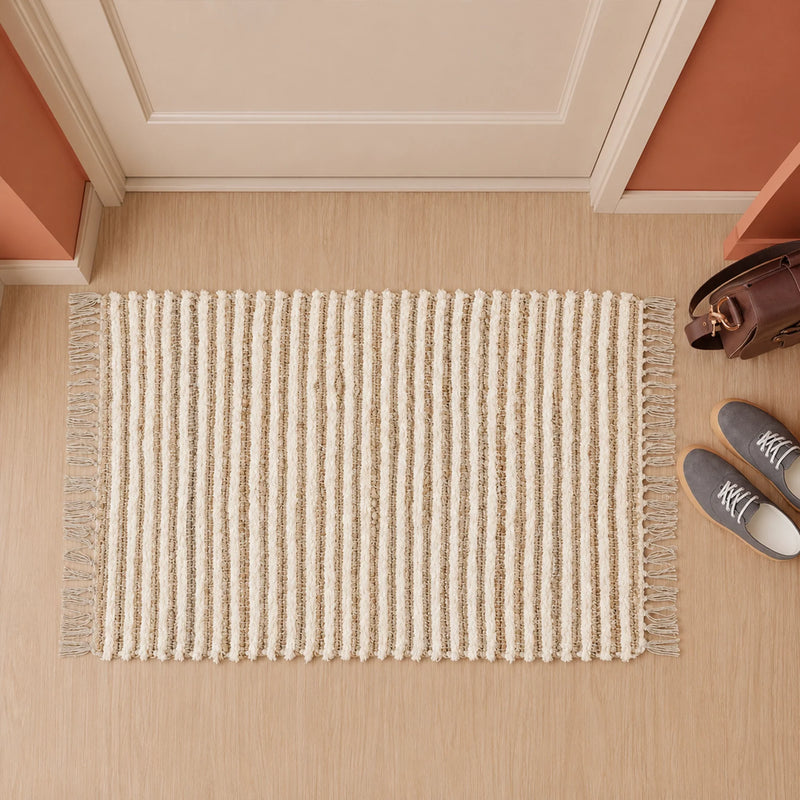 Tassel Cotton Jute - Rectangular-2