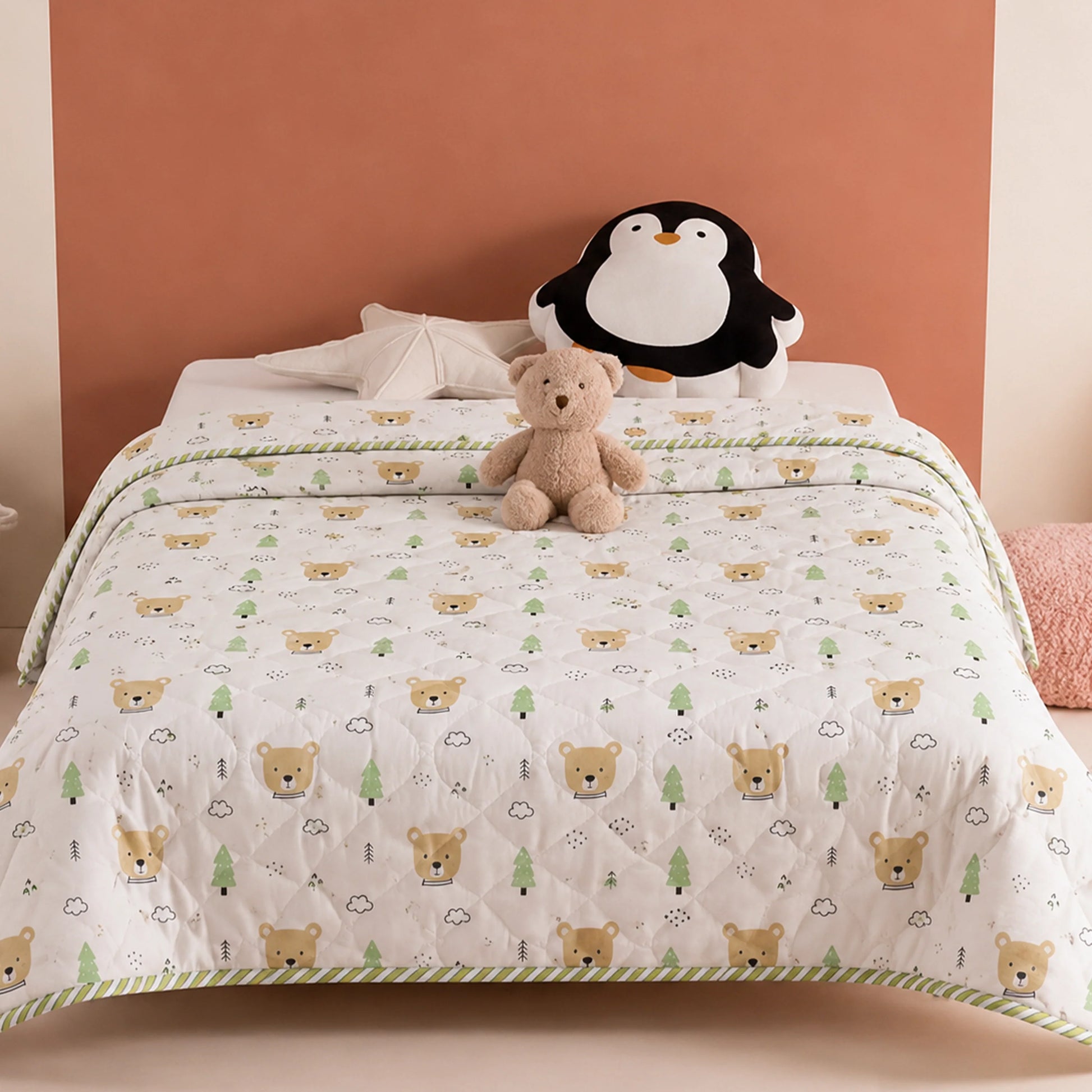 Imprimer Dreamy Bear - Printed Baby Blanket-2