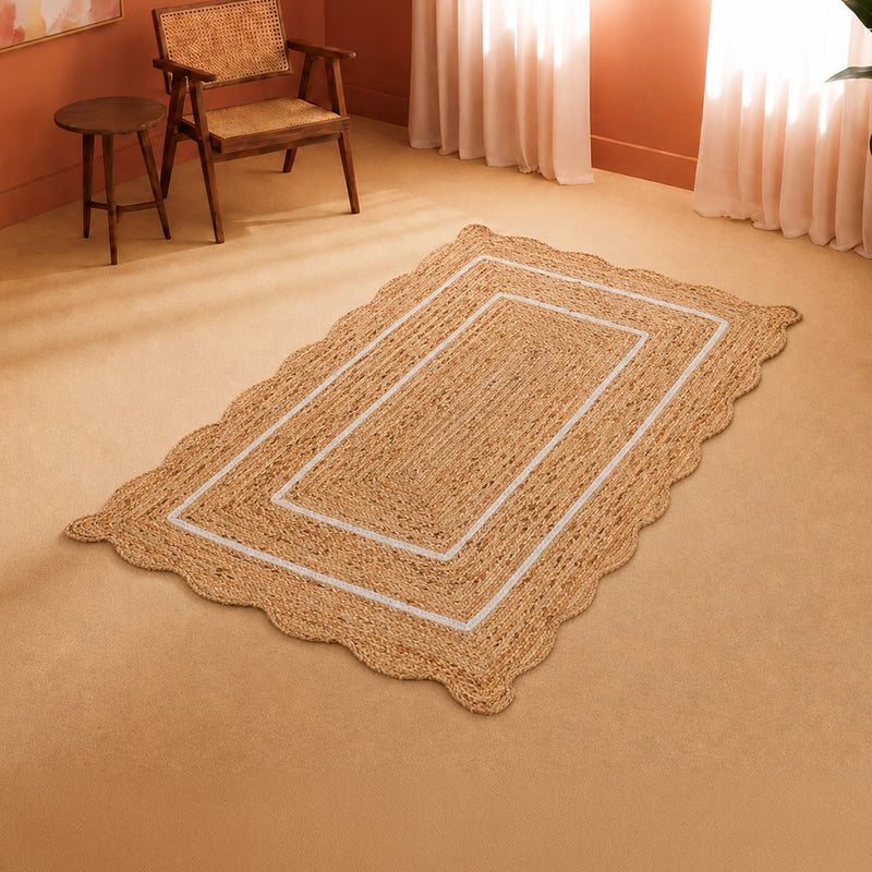 Wave Jute Area Rug - Rectangular-2