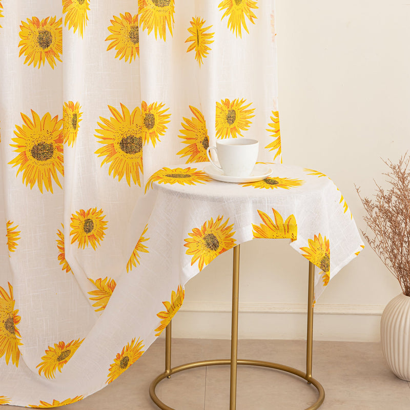Printed Sheer Curtain