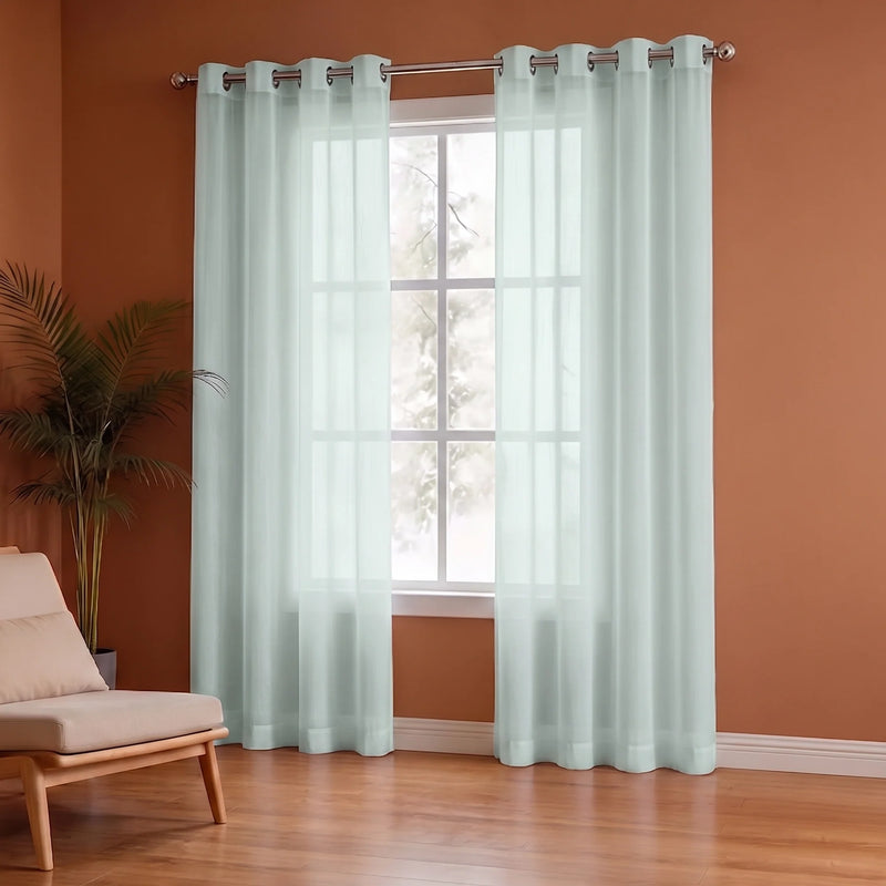 Fort Absolute - Silver Grey Sheer Curtain-2