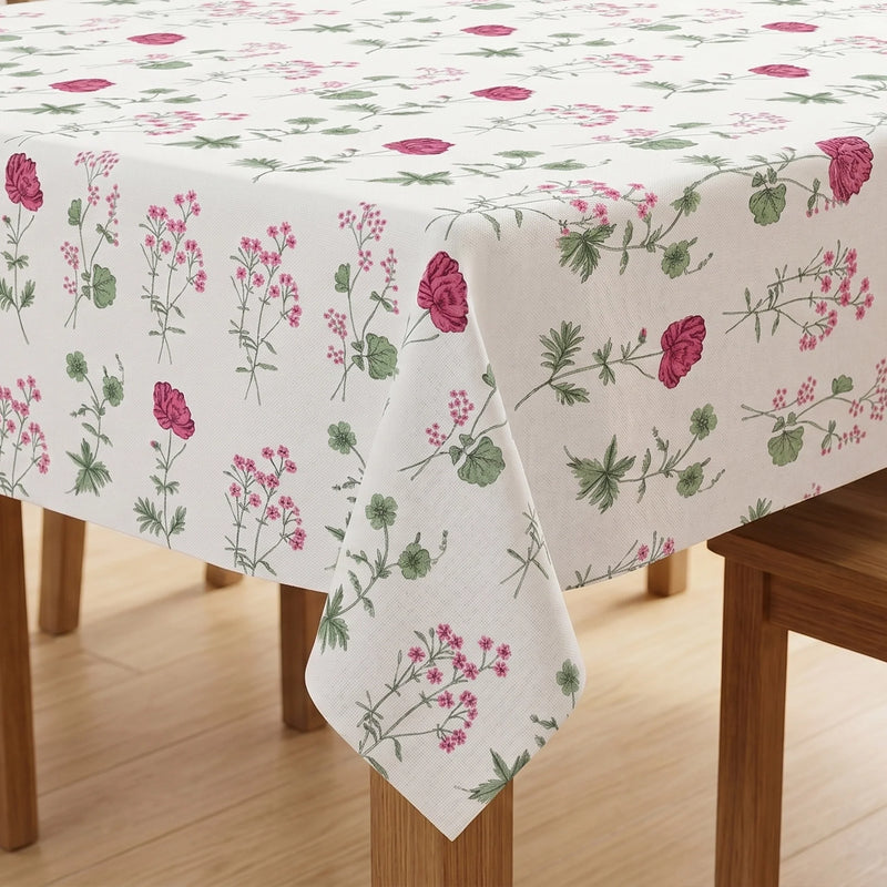 Cotton Floral Dining Table Cover ( Multicolor)-4
