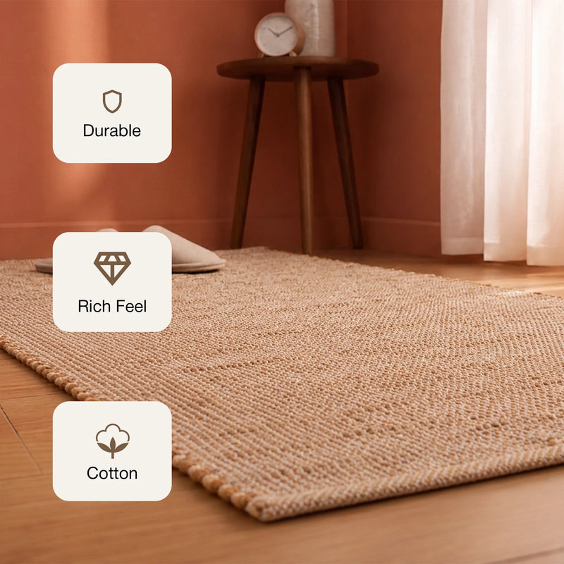 Cotton Jute Rug - Rectangular-25
