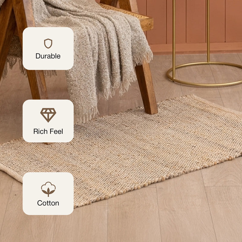 Cotton Jute Rug - Rectangular-3