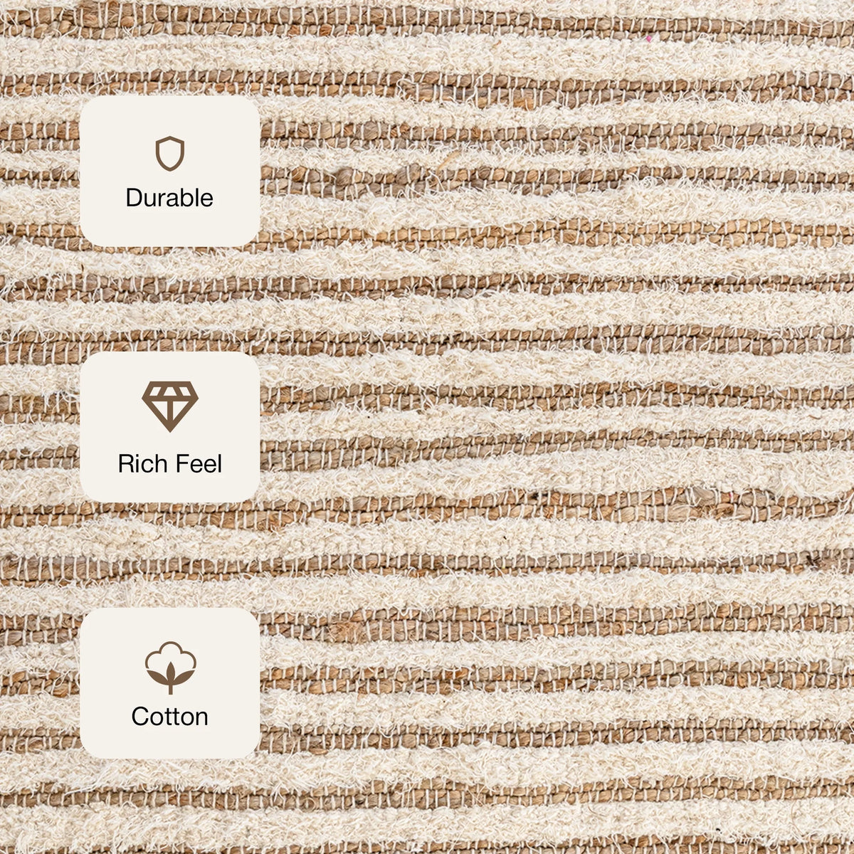 Tassel Cotton Jute - Rectangular-8