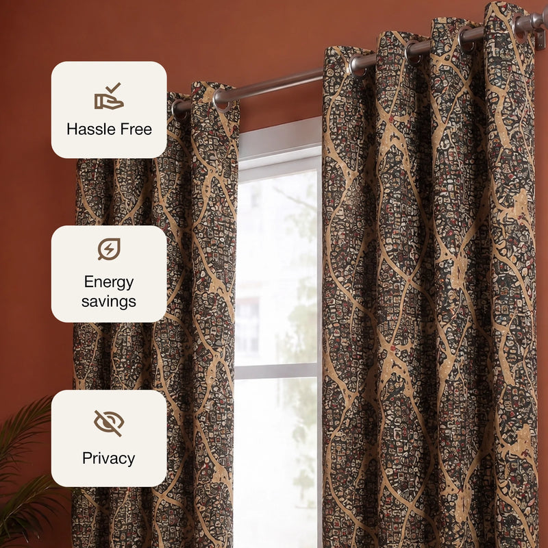 Imprimer River Village - DP curtain-3