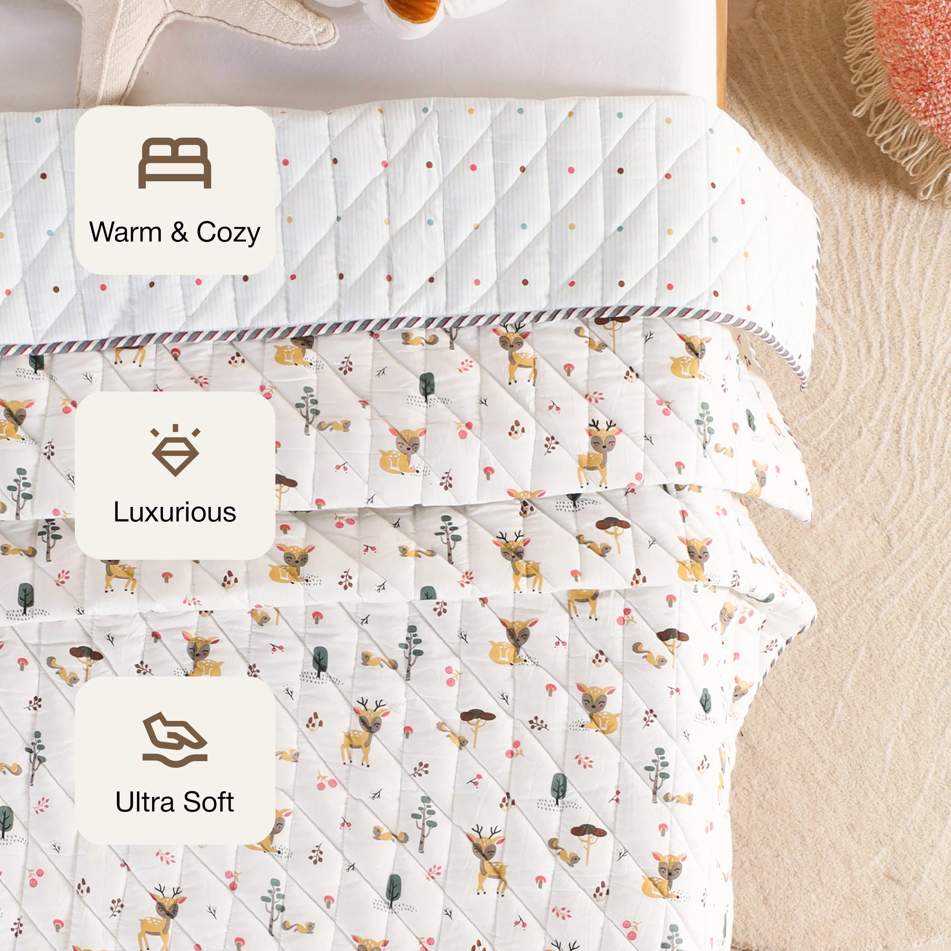 Imprimer Tender Tales - Printed Baby Blanket-3