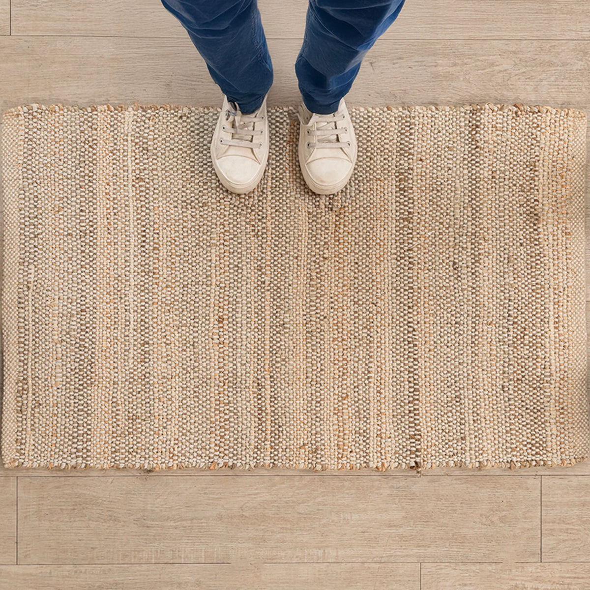 Cotton Jute Rug - Rectangular-5