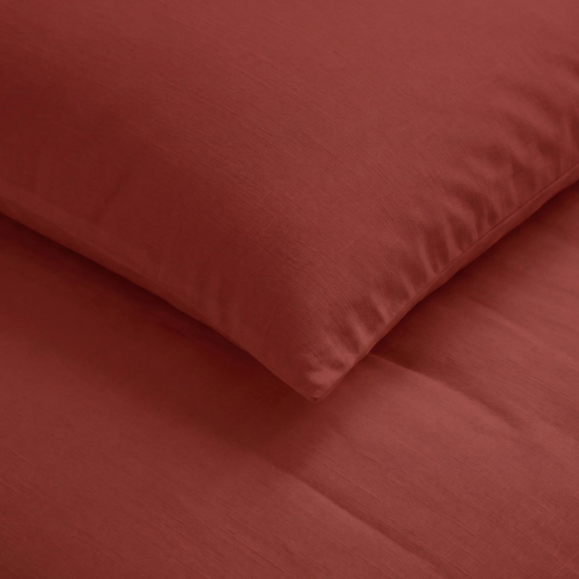 Fort Mellow - Solid Duvet Cover (Maroon)-5