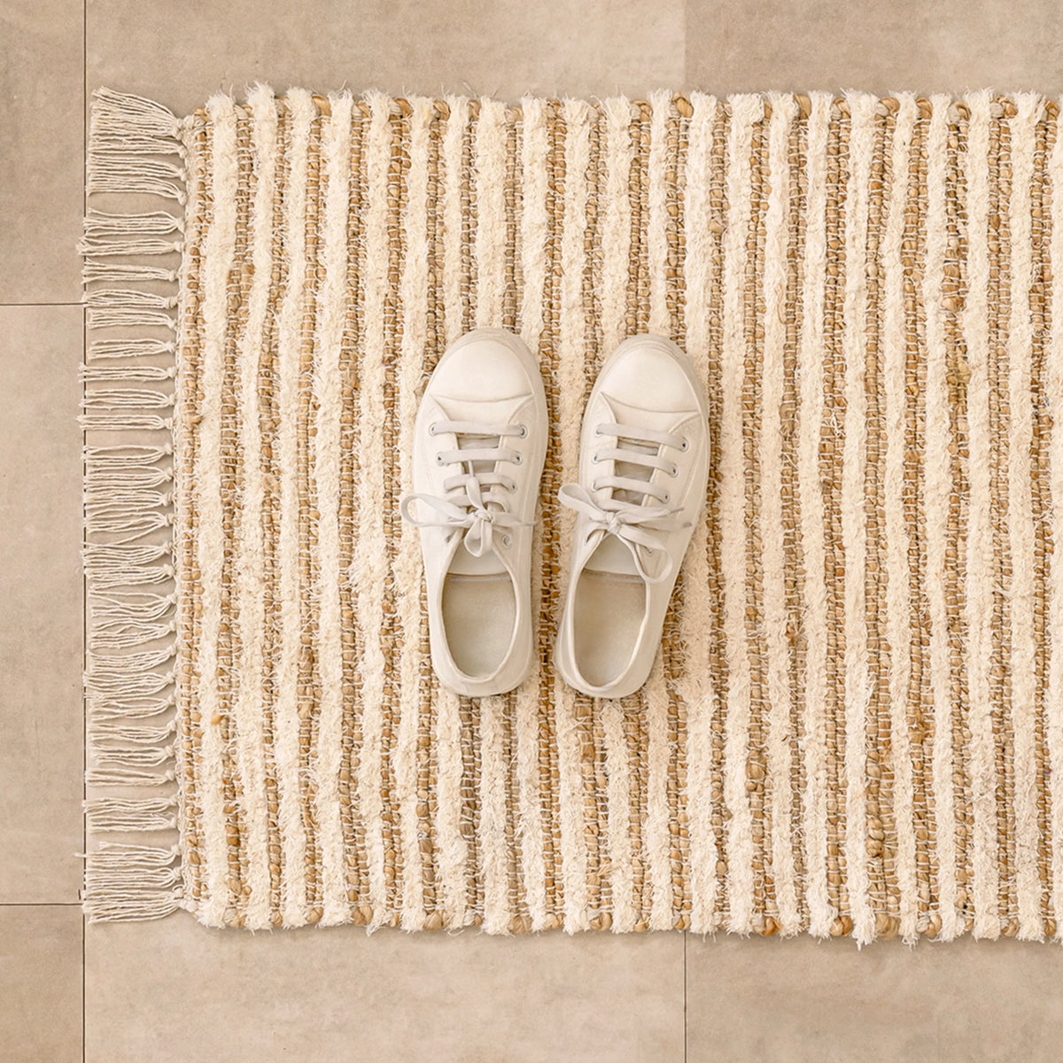 Tassel Cotton Jute - Rectangular-21