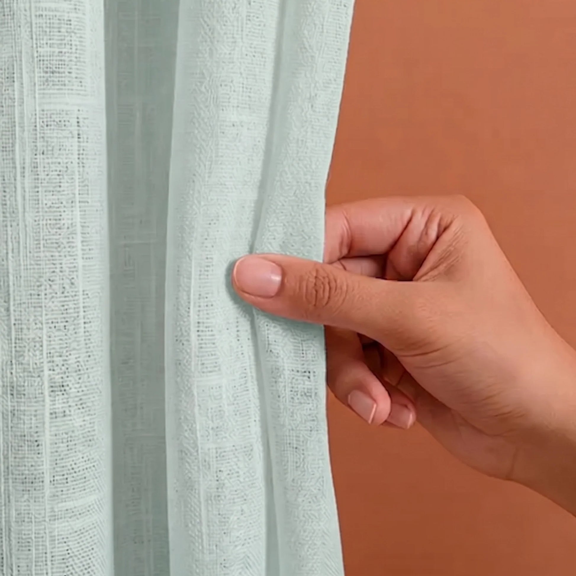 Fort Absolute - Silver Grey Sheer Curtain-4