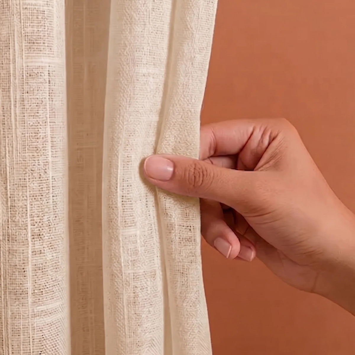 Fort Absolute - Beige Sheer Curtain