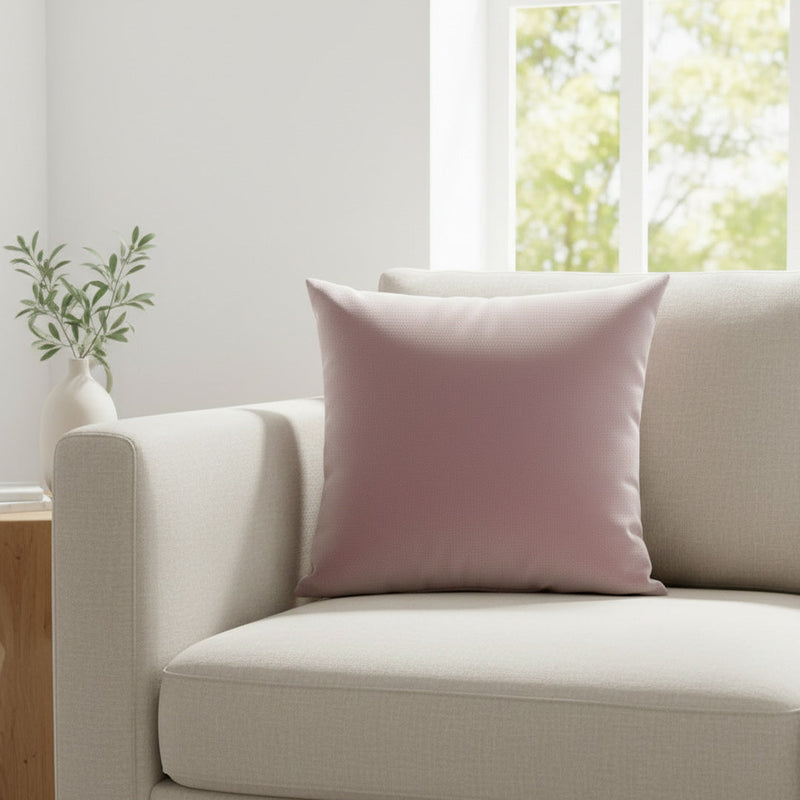 Fort Royal - Velvet Solid Dye Cushion Cover (Lavender)-1