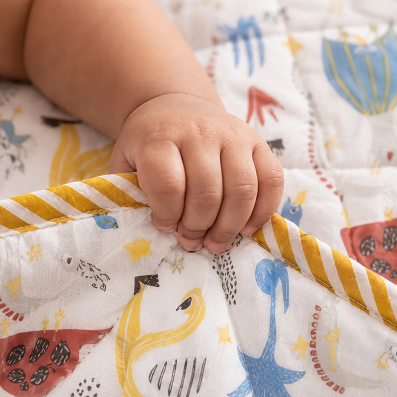 Imprimer Dino Adventure - Printed Baby Blanket-5