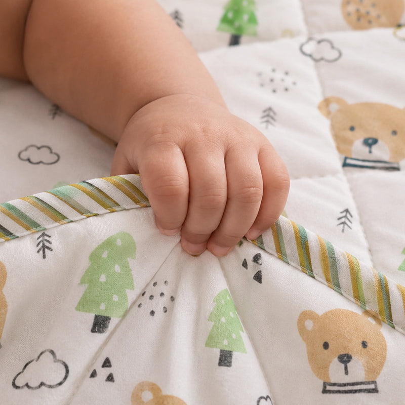 Imprimer Dreamy Bear - Printed Baby Blanket-5