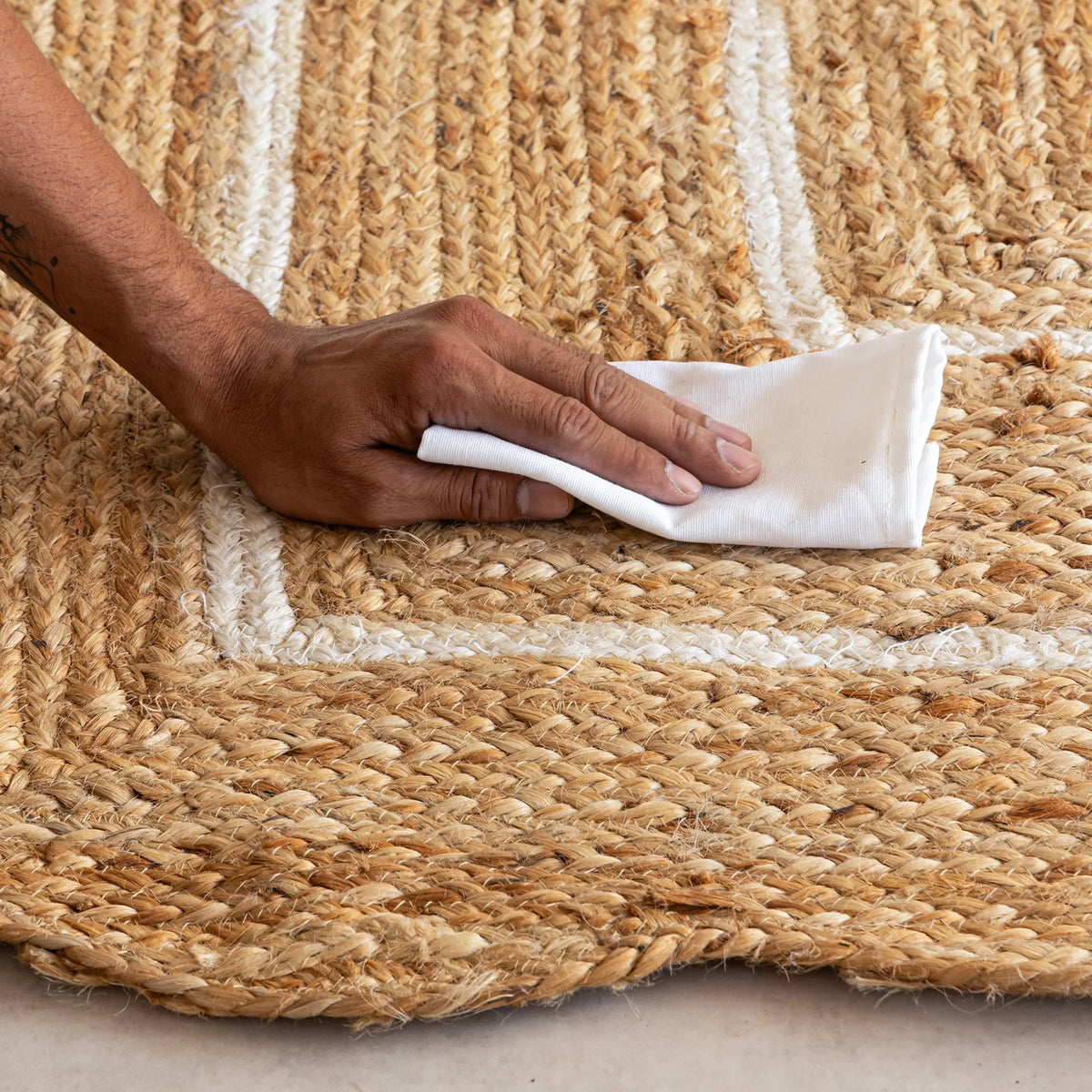 Wave Jute Area Rug - Rectangular-13