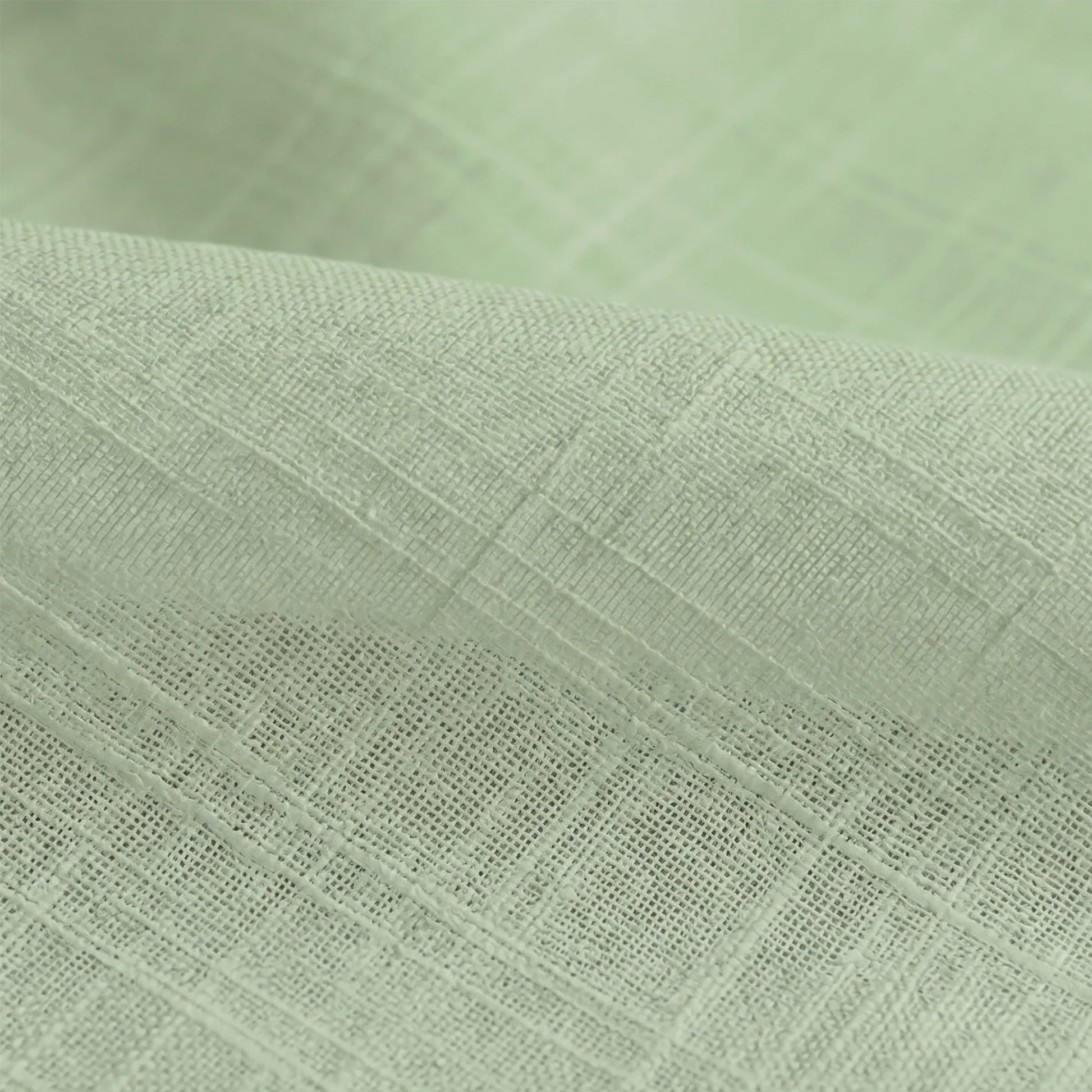 Fort Absolute - Solid Sheer Curtain (Mint Green)-6
