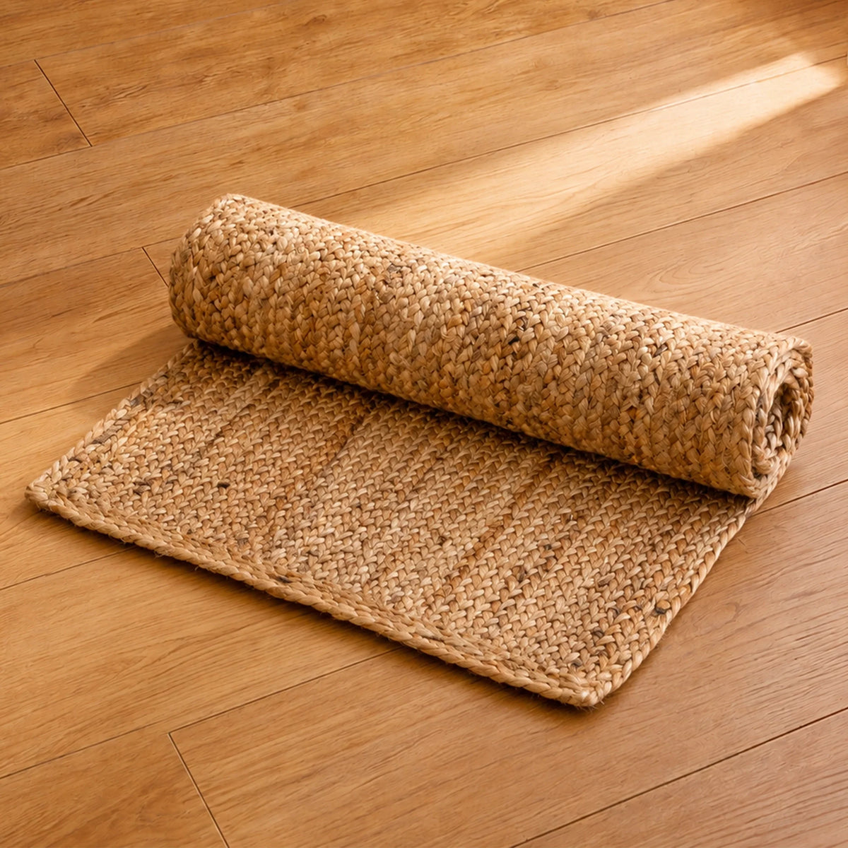Scalloped Border Jute Area Rug - Rectangular-6