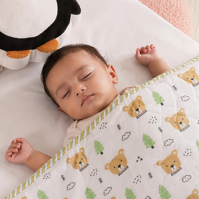 Imprimer Dreamy Bear - Printed Baby Blanket-6