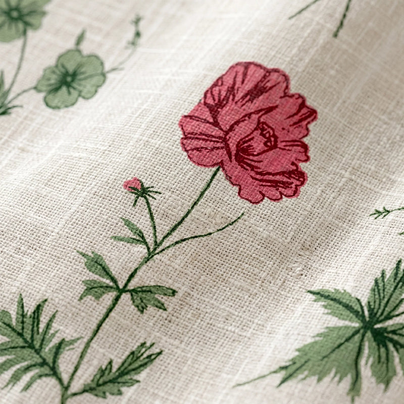 Imprimer Rosachic - Floral Printed Sheer Eyelet Curtain-6