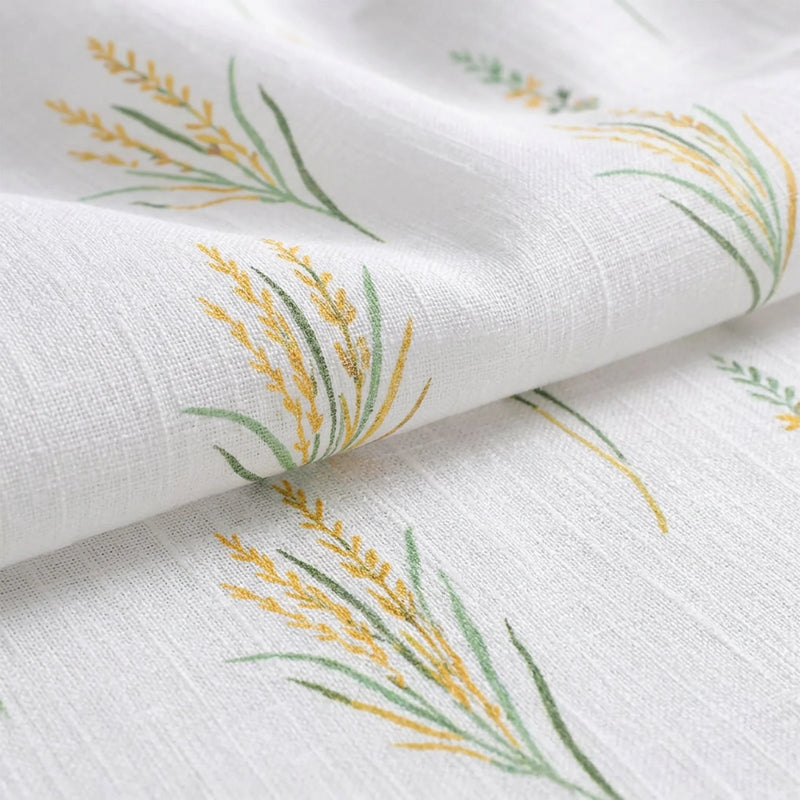 Imprimer Leafscape - Printed Eyelet Sheer Curtain-6