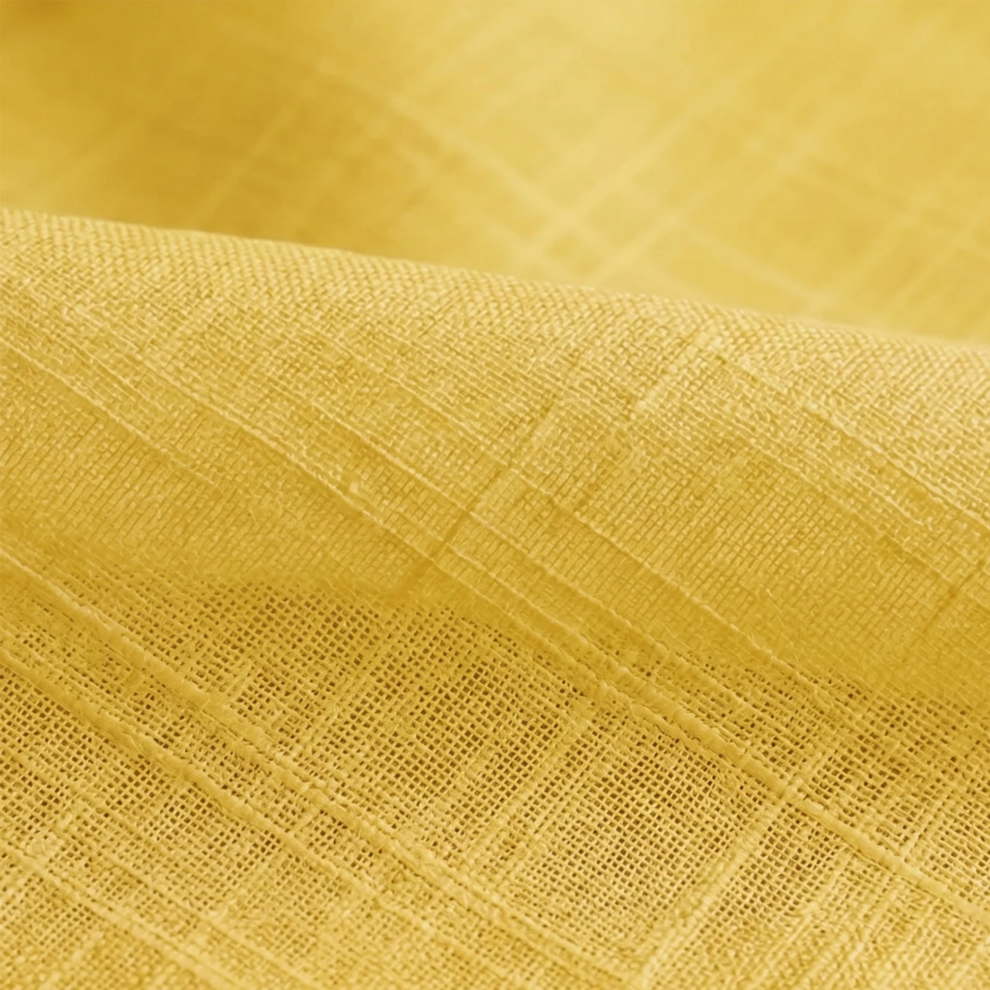 Fort Absolute - Rod Pocket Yellow Sheer Curtain-6