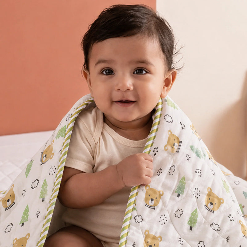 Imprimer Dreamy Bear - Printed Baby Blanket-7