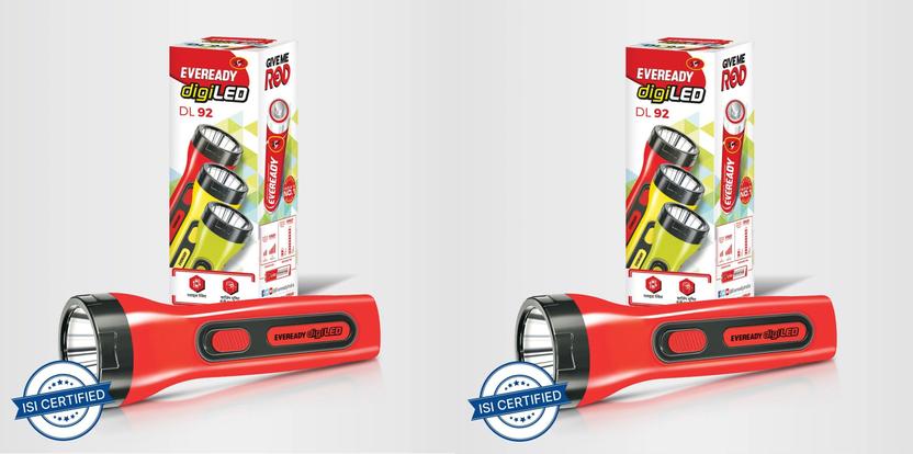 EVEREADY DL92 SUNNY ABS BODY PACK OF 2 Torch