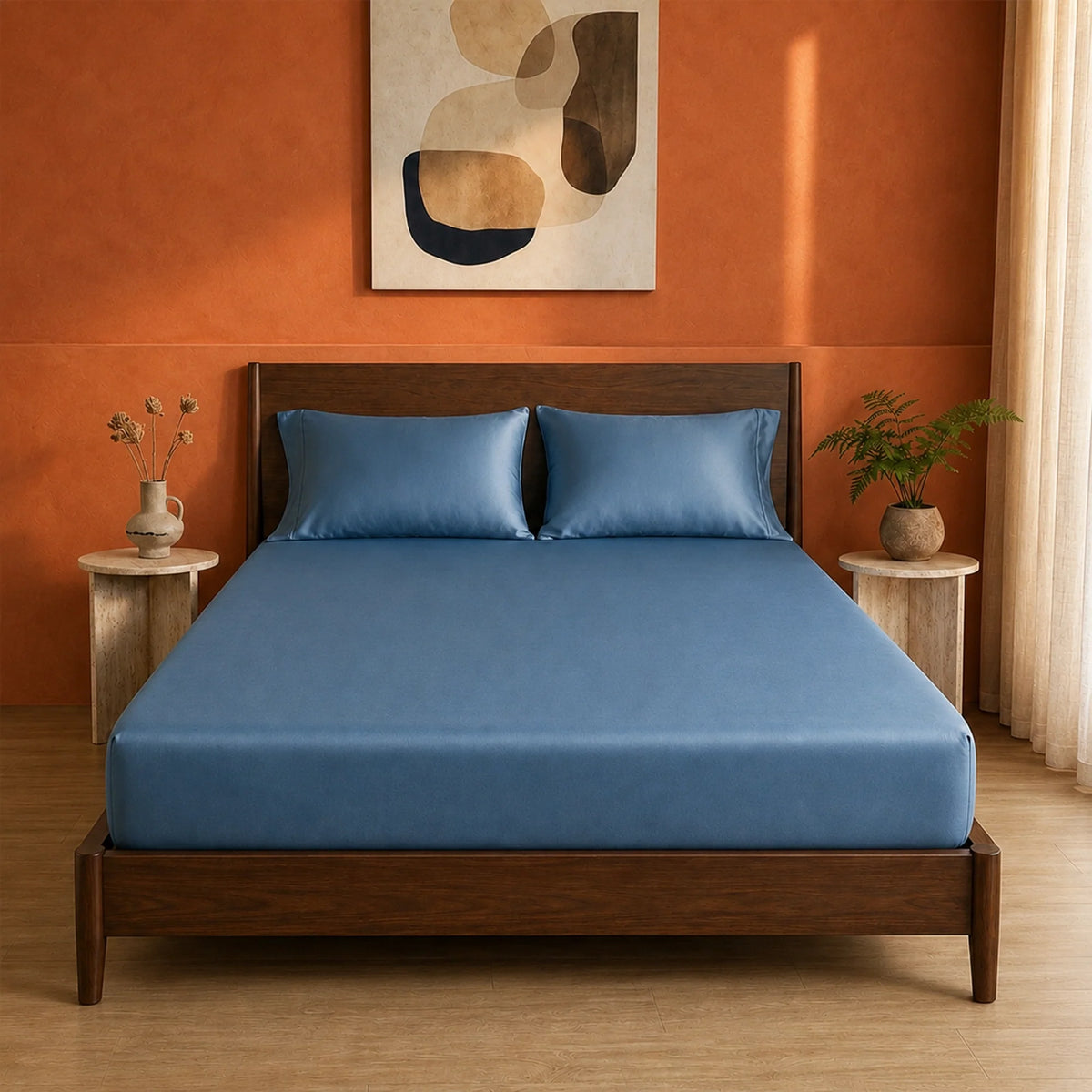 Organic Bamboo Fitted Sheet – Soft, Cool & Breathable-2