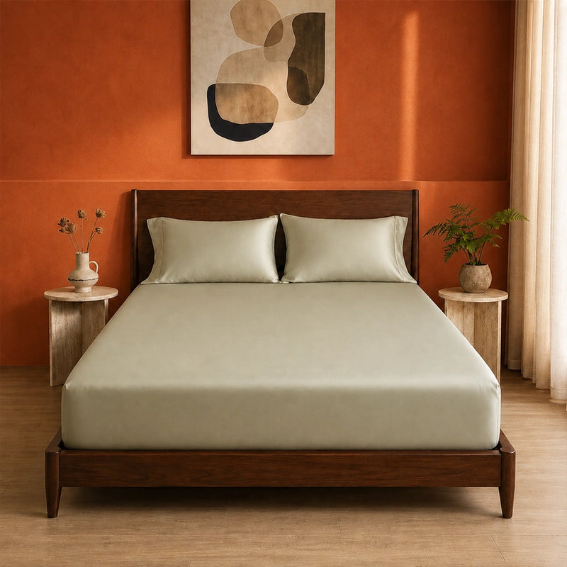 Organic Bamboo Fitted Sheet – Soft, Cool & Breathable-1