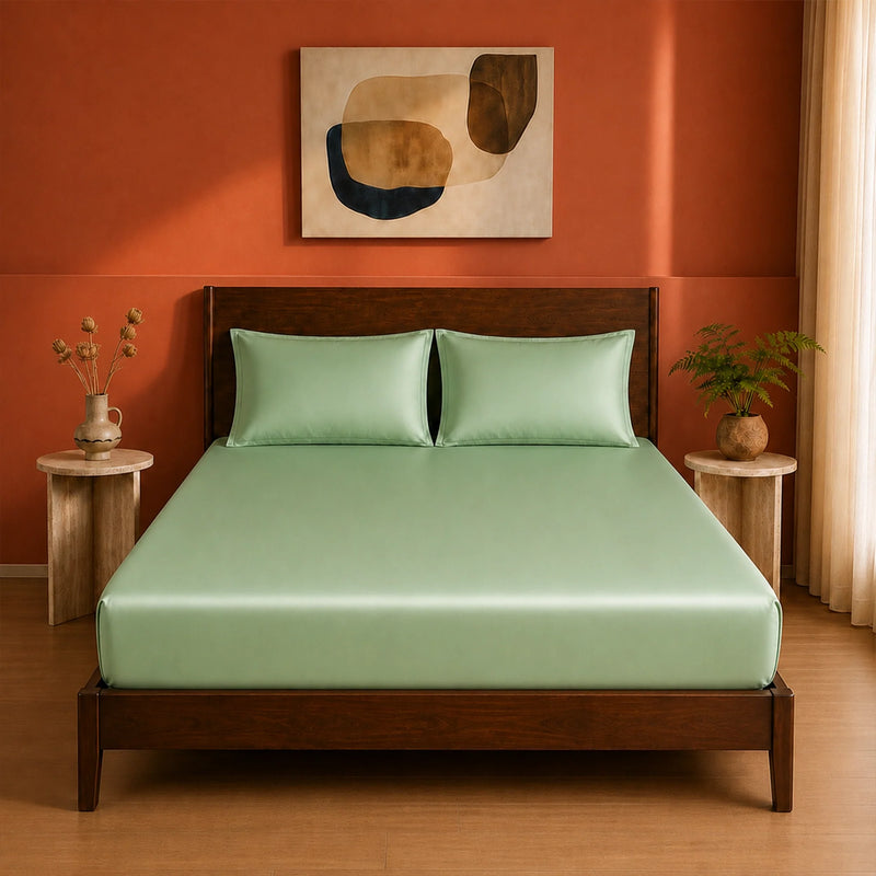 Organic Bamboo Fitted Sheet – Soft, Cool & Breathable-1