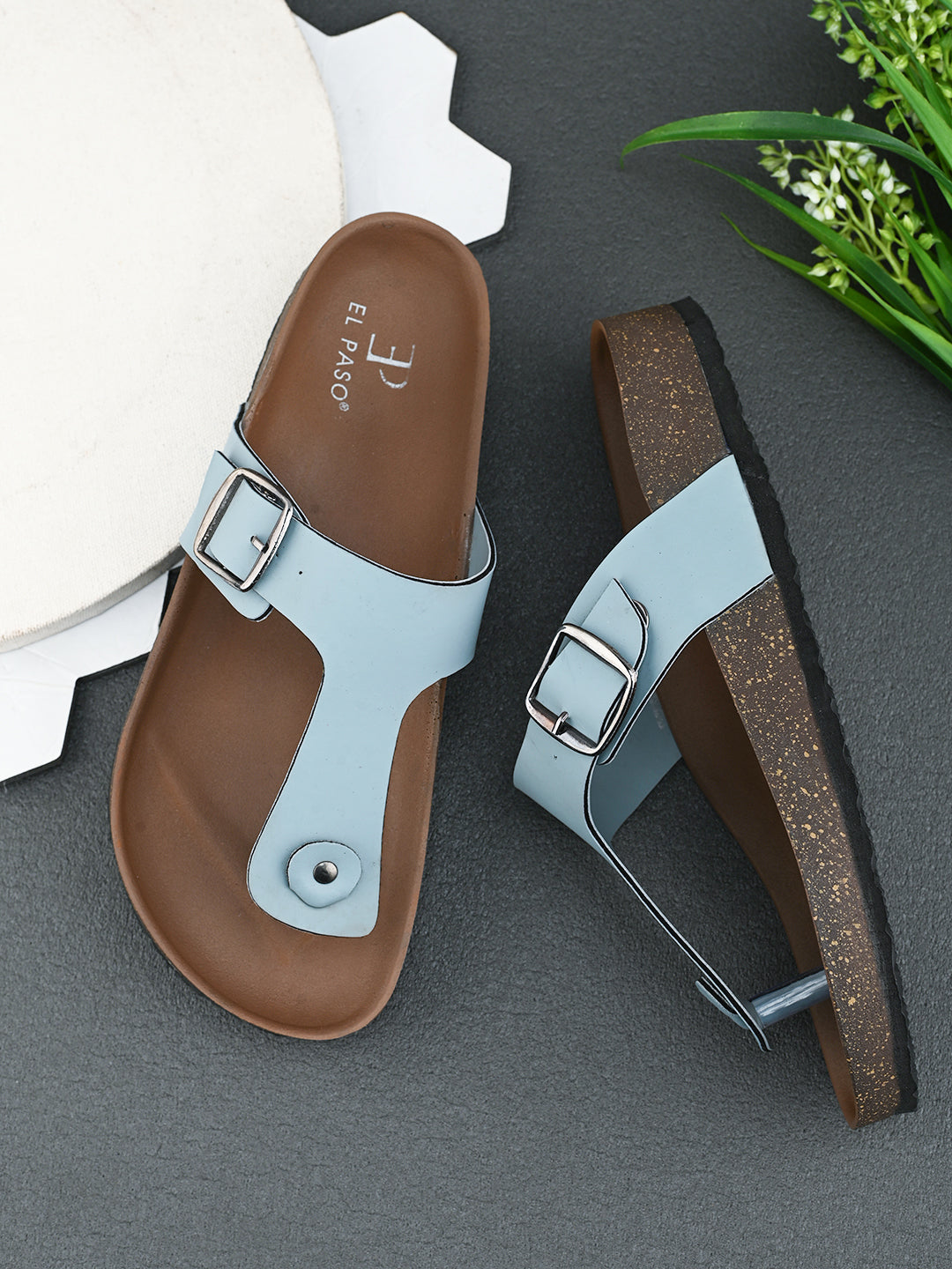 Women Synthetic Open Toe Flats-24