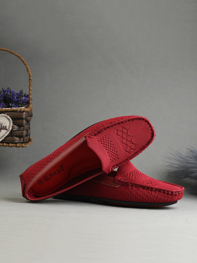 EL PASO Women Faux Leather Casual Slip On Loafers-16