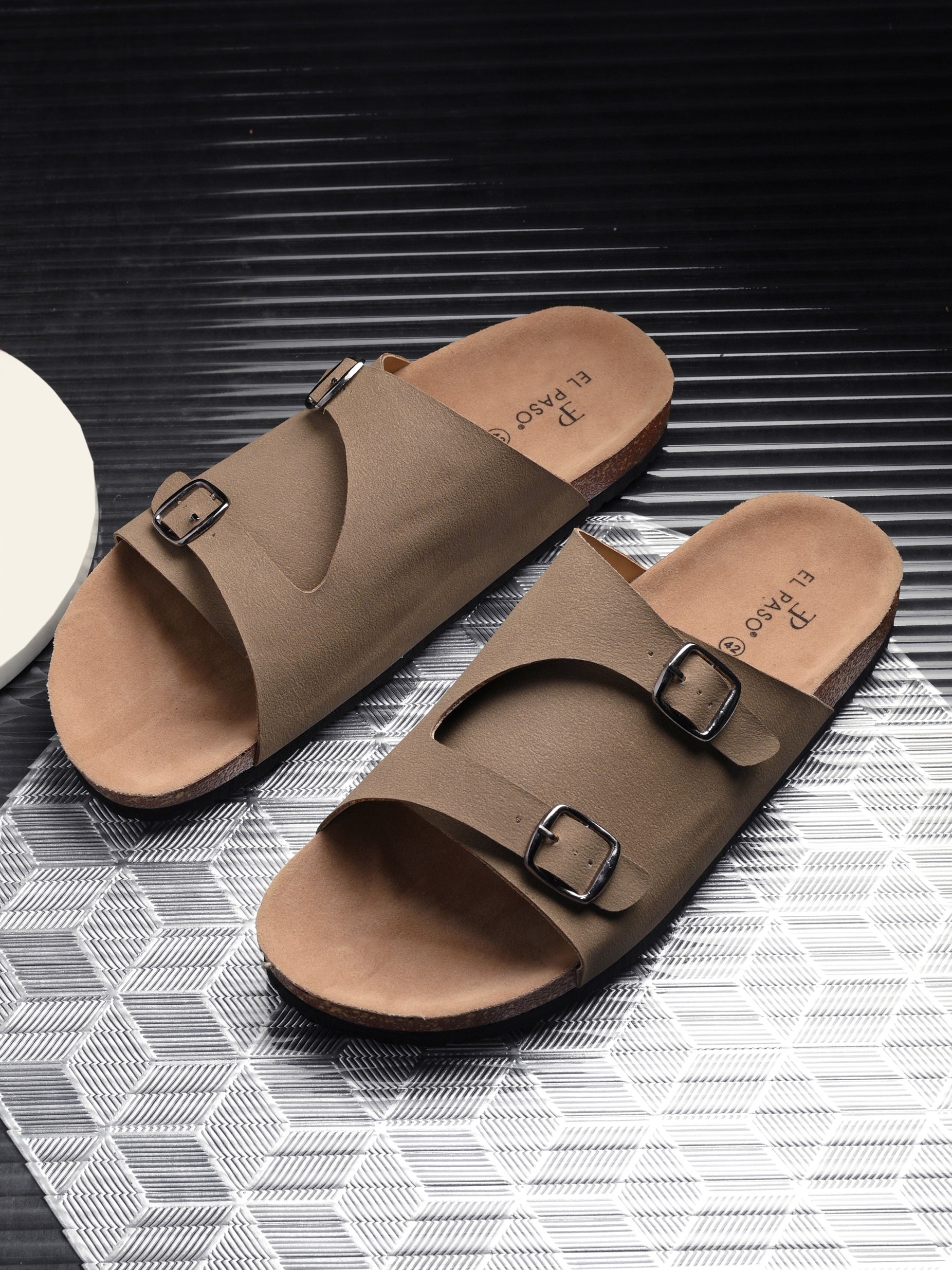 Ebony Dual-Strap Sandal-38