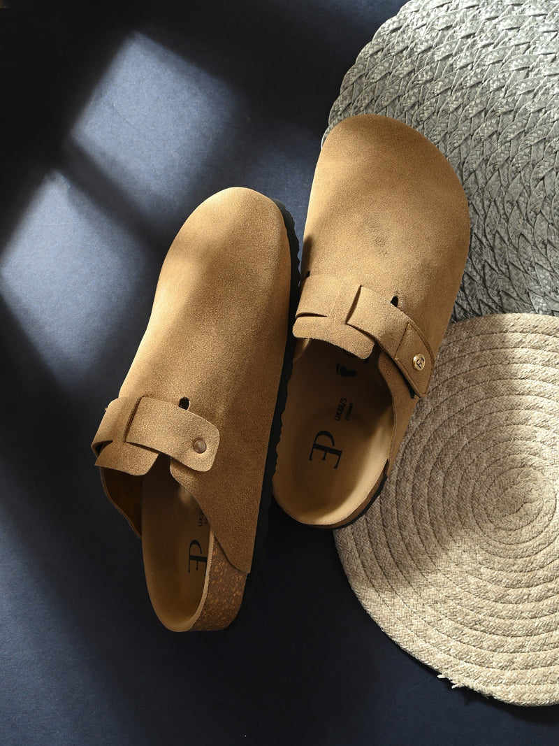 EL PASO Men Faux Leather Casual Slip On Sandals-8