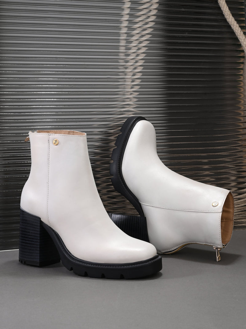 EL PASO Women Faux Leather Casual Chelsea Boots-24