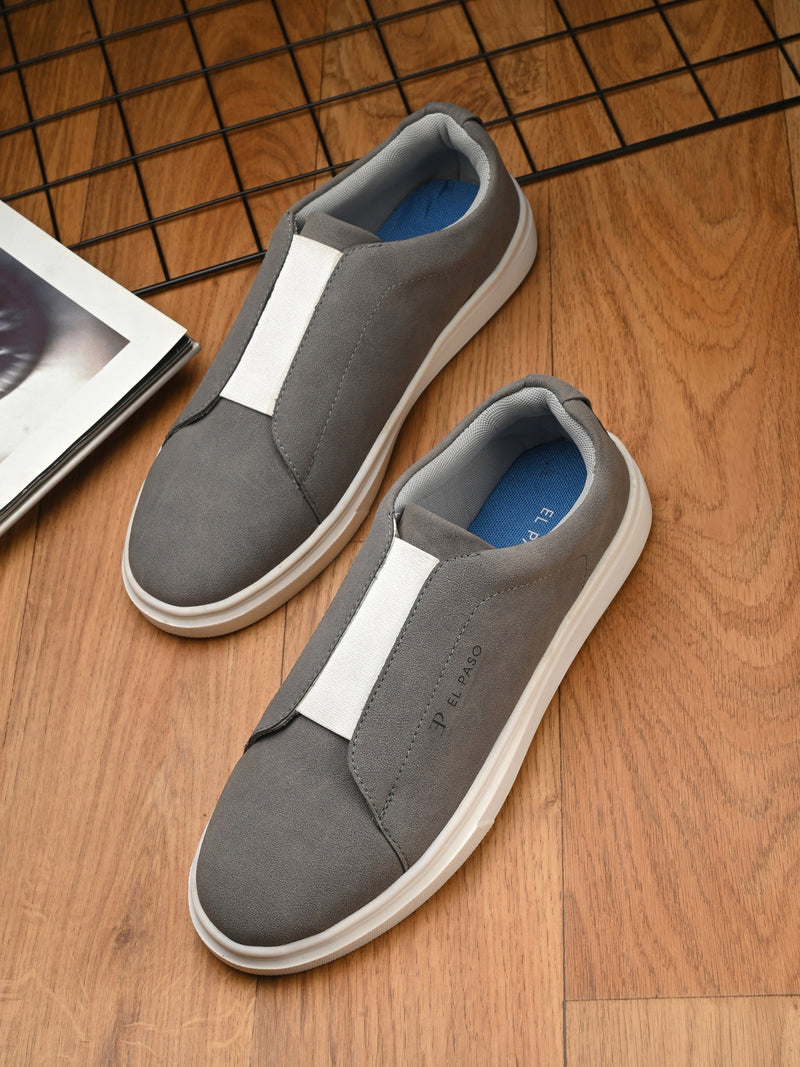 El PASO Men Round Toe Comfort Insole Lightweight Slip-On Sneakers - EP5204-18