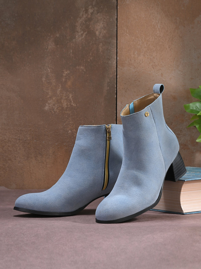 El Paso Women Faux Leather Casual Chelsea Boots-9