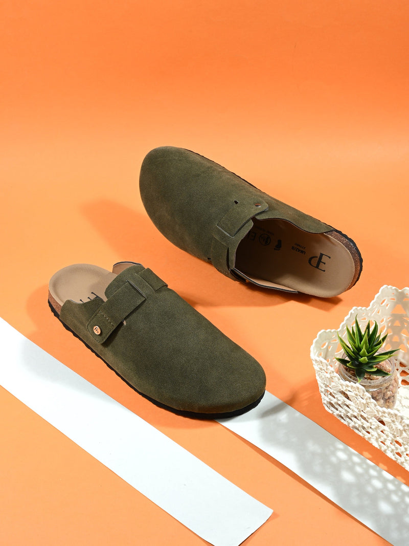EL PASO Men Faux Leather Casual Slip On Sandals-32