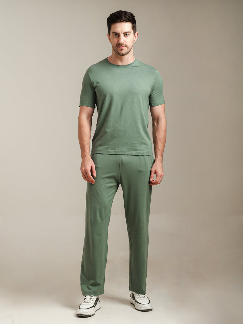 Naturefab Men’s Organic Bamboo Pajama Granite Green-5
